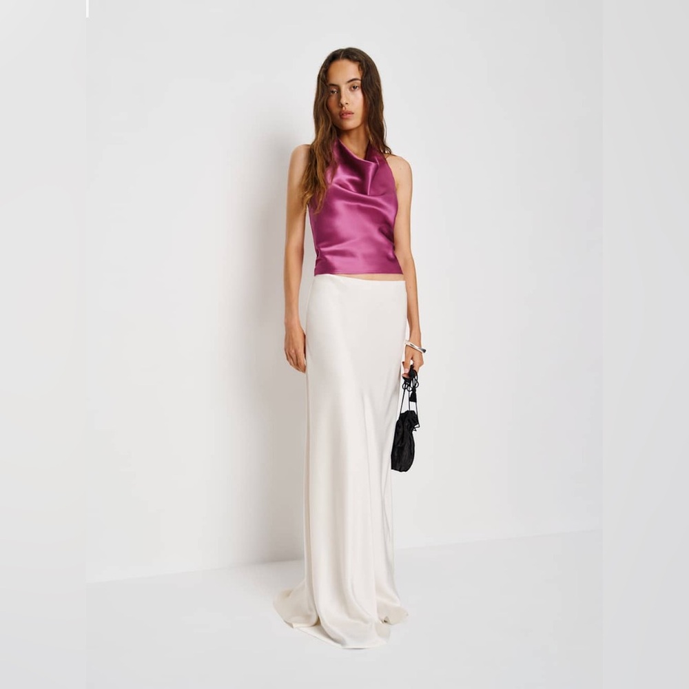 NWT reformation tali silk halter - size 4